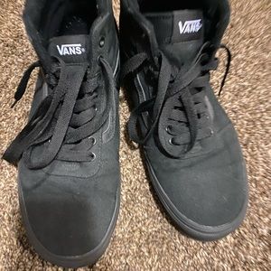 Black high top vans